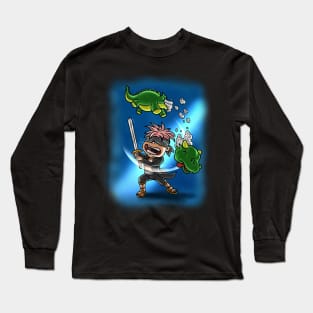 Fires of Triumph: The Epic Journey of a Gaming Dragon Slayer Long Sleeve T-Shirt